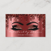 メイクアップアーティストアイズラッシュグリッタードリップブラウンマスララ 名刺 (正面)