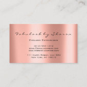 メイクアップアーティストアイズラッシュズグリッタードリップスバラサンゴ 名刺 (裏面)