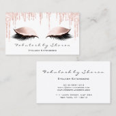 メイクアップアーティストアイズラッシュズグリッタードリップスバラホワイト 名刺 (正面/裏面)