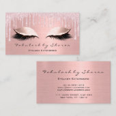 メイクアップアーティストアイズラッシュズグリッタードリップスバラ赤面 名刺 (正面/裏面)