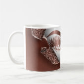 メイクアップアーティストアイズレイズバラ金ゴールドブシン コーヒーマグカップ (左)