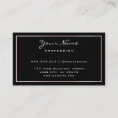 メイクアップアーティストアイドラッシュグリッタードリップスバラ 名刺 (裏面)