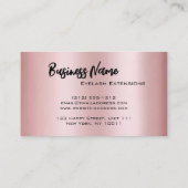 メイクアップアーティストアイドラッシュグリッタードリップスバラ 名刺 (裏面)