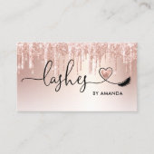 メイクアップアーティストアイブロイズアイズラッシュハート 名刺 (正面)