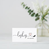 メイクアップアーティストアイブロイズアイズラッシュハート 名刺 (スタンド正面)