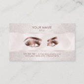 メイクアップアーティストアイブロウアイズラッシュバラ金ゴールド ロイヤリティカード (裏面)