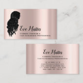 メイクアップアーティストアイブロウデザイナーイブ 名刺 (正面/裏面)