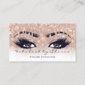 メイクアップアーティストアイブロッシュグリッタードリップスパークオンバー 名刺 (正面)