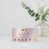 メイクアップアーティストアイブロングレイズバラ金ゴールド ロイヤリティカード (スタンド正面)