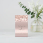 メイクアップアーティストアイラッシュアイラッシュグリッタードリップスバラ 名刺 (スタンド正面)