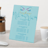 メイクアップアーティストアイラッシュドライ絵を描プティール（緑がかった色） 台座サイン (インサイチュ)