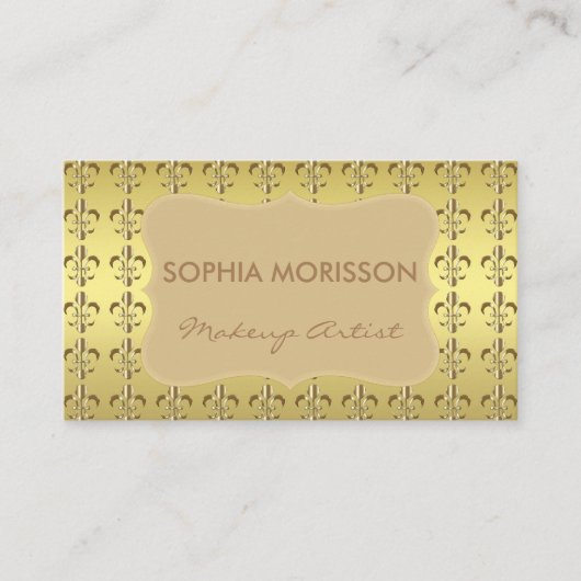 メイクアップアーティストアポイントメントフルーアデリスモノグラム 予約カード (正面)