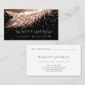 メイクアップアーティストイベントラッシュスタイリストバラチャンパイ 予約カード (正面/裏面)