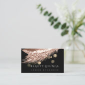 メイクアップアーティストイベントラッシュスタイリストバラ金ゴールド 予約カード (スタンド正面)