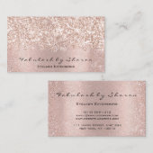 メイクアップアーティストイベント美しいブロガーグリッタールクス 名刺 (正面/裏面)