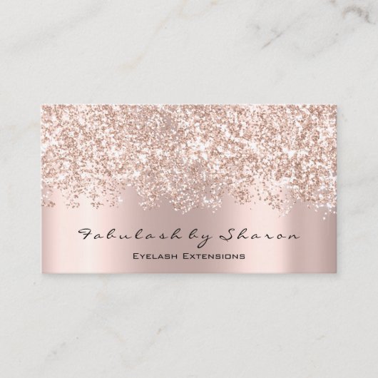 メイクアップアーティストイベント美しいブロガーグリッターVIP 名刺 (正面)