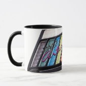 メイクアップアーティストカラフルアイシャドパレットコーヒー マグカップ (左)