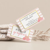 メイクアップアーティストカード |ゴージャスな両面 名刺