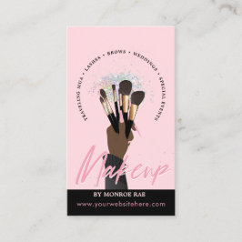 メイクアップアーティストグラムMUA美しいサロンボーティシアンバス 名刺