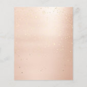 メイクアップアーティストグリッター金ゴールド紙吹雪価格リストリップ チラシ (裏面)