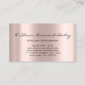 メイクアップアーティストグリーンアイズラッシュズグリッタードリップスバラ 名刺 (裏面)