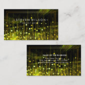 メイクアップアーティストグローグリッタースパークルラジモダンウム 名刺 (正面/裏面)