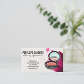 メイクアップアーティストコンパクト |ブラシストローク 名刺 (スタンド正面)