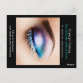 メイクアップアーティストコンプカード ポストカード (裏面)