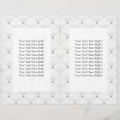 メイクアップアーティストサロンスパラグジュアリーキルテッドバイフォールド チラシ (裏面)