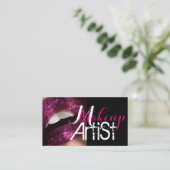 メイクアップアーティストサロン名刺 名刺 (スタンド正面)