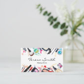 メイクアップアーティストサロン美しい名刺 名刺 (スタンド正面)