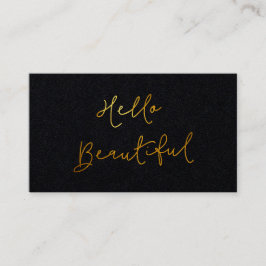 メイクアップアーティストシンプル 名刺