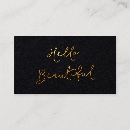 メイクアップアーティストシンプル 名刺 (正面)