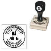 メイクアップアーティストスタイリスト美しいサロン ラバースタンプ (押印)