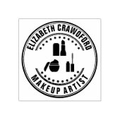 メイクアップアーティストスタイリスト美しいサロン ラバースタンプ (インプリント)