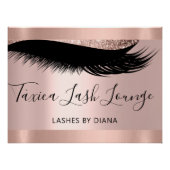 メイクアップアーティストスタジオまつげ拡張バラ投稿 ポスター (正面)