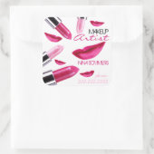 メイクアップアーティストステッカー スクエアシール (バッグ)