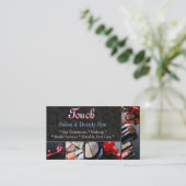 メイクアップアーティストスパサロン美しい名刺 名刺 (スタンド正面)