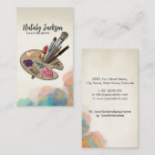 メイクアップアーティストツールパレット 名刺 (正面/裏面)