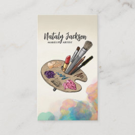 メイクアップアーティストツールパレット 名刺