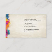 メイクアップアーティストツールパレット 名刺 (裏面)