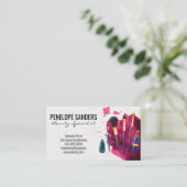 メイクアップアーティストツール | ブラシストローク 名刺 (スタンド正面)