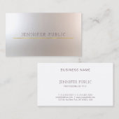 メイクアップアーティストテイスティンググラマー金ゴールド美しいサロン 名刺 (正面/裏面)