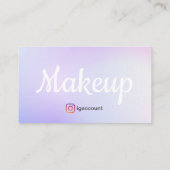 メイクアップアーティストテンプレート 名刺 (裏面)