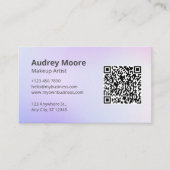 メイクアップアーティストテンプレート 名刺 (正面)