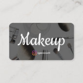 メイクアップアーティストテンプレート 名刺 (裏面)