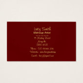 メイクアップアーティストデザインレトロなメイクアップバッグ (裏面)