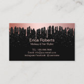 メイクアップアーティストドリッピングバラ金ゴールドリップロイヤリティ ロイヤリティカード (裏面)