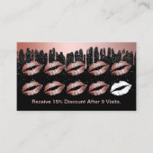 メイクアップアーティストドリッピングバラ金ゴールドリップロイヤリティ ロイヤリティカード (正面)