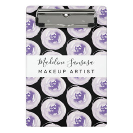 メイクアップアーティストハンドウォーターカラーポピー紫 ミニクリップボード